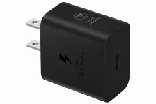 Cargador Samsung Ep-t2510nbegmx 100 - 240 V, Universal, Interior, 1usb-c, Carga Rápida, 25 W, Negro
