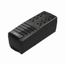 Regulador Epcom Epl2000avr 2 Kva / 1000 W, Entrada 95 - 148 V, 8 Salidas Ac, Negro