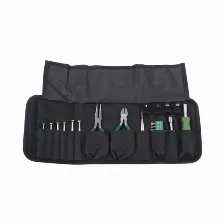 Juego De Herramientas En Estuche Porta?til Con 25 Pzas. (desarmadores Finos + Pinzas + Puntas + Maneral).