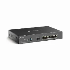 Router Vpn Alambrico Tp-link 1puerto Gigabit Sfp, 1xwan, 5xgigabit Rj45 Ipsec/pptp/l2tp Vpn Y Open Vpn Balanceador