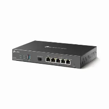 Router Vpn Alambrico Tp-link 1puerto Gigabit Sfp, 1xwan, 5xgigabit Rj45 Ipsec/pptp/l2tp Vpn Y Open Vpn Balanceador