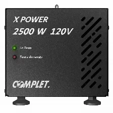 Regulador Industrial Complet Xpower Erv-10-005, 2500va, 2500w, Supresor Integrado, Terminales De Conexion