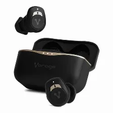 Audifonos Vorago Esb-600-anc, Intra Auditivo, Microfono Integrado, Inalambrico Bt, Touch, Ipx5, Bateria 590 Mah, Cancelacion Activa De Ruido, Negro