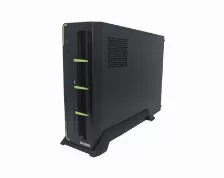 Gabinete Slim Evotec Aruba, Con Fuente De Poder 600w, Mini-atx Bahias Ssd 2.5 Hdd 3.5