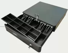 Cajón De Dinero Evotec Ev-3003, Cajón De Dinero Manual Y Automático, Plástico, Negro, 6 - 24 V, 405 Mm, 400 Mm