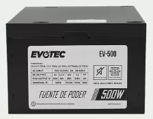 Fuente De Poder Evotec Ev-500 500 W, No, Non-modular