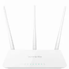 Router Repetidor Inalambrico Tenda N300 F3, 3 En 1, 3 Antenas 5dbi, Qos, Hasta 300mbps, Color Blanco