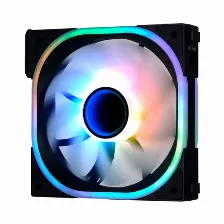 Ventilador Game Factor Fg500, 120mm, 1900 Rpm Max, Argb, Negro