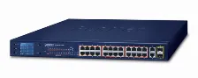 Switch Planet Fgsw-2622vhp No Administrado, L2, Rj-45 24, Fast Ethernet (10/100), (poe +) 24, 1u, Azul