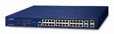 Switch Planet Fgsw-2624hps Gestionado, L2/l4, Rj-45 26, Gigabit Ethernet (10/100/1000), 24 Poe, 1u, Azul