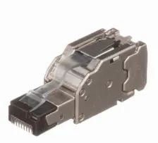 Plug Rj45 Blindado, Instalacia³n Recta, Terminacia³n En Campo Certificable, Compatible Con Cat5e, Cat6 Y Cat6a, Color Plata