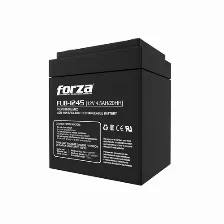 Bateria Para Ups Forza Fub-1245 Sealed Lead Acid (vrla), 12 V, 4.5 Ah, Negro