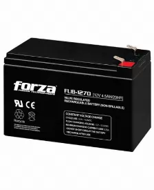 Bateria Para Ups Forza Power Technologies Fub-1270 Sealed Lead Acid (vrla), 12 V, Negro
