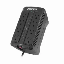 Regulador Forza Power Technologies Fvr-901m 0.9 Kva / 450 W, Entrada 120 V, 8 Salidas Ac, Negro