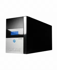No Break Forza Power Technologies Fx-2200lcd 2.2 Kva / 1200 W, Energía 660 J, Entrada 120 V, Salida 120 V, 8 Salidas Ac, Compacto, Indicadores Led Si, Color Negro, Plata