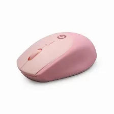 Mouse Getttech Gac-24404p óptico, 2 Botones, 1600 Dpi, Rf Inalámbrico, Rosa
