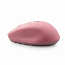 Mouse Getttech Gac-24404p óptico, 2 Botones, 1600 Dpi, Rf Inalámbrico, Rosa
