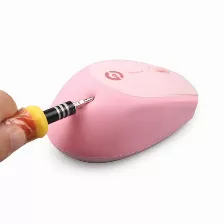 Mouse Getttech Gac-24404p óptico, 2 Botones, 1600 Dpi, Rf Inalámbrico, Rosa