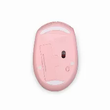 Mouse Getttech Gac-24404p óptico, 2 Botones, 1600 Dpi, Rf Inalámbrico, Rosa
