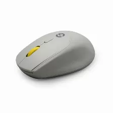 Mouse Getttech Gac-24407g óptico, 2 Botones, 1600 Dpi, Rf Inalámbrico, Gris, Amarillo