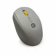 Mouse Getttech Gac-24407g óptico, 2 Botones, 1600 Dpi, Rf Inalámbrico, Gris, Amarillo