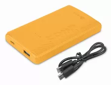 Power Bank Getttech Gbn-e5kcs-01 5000 Mah, Universal, Usb, Amarillo