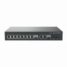 Router Grandstream Gcc6011 / 4 En 1: Firewall, Router, Pbx Ip, Switch 10 Puertos Gigabit (4 Poe) + 2 Puertos Sfp 2.5 Gigabit