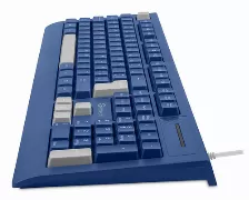 Teclado Getttech Ggk-esmwr-02-bl Alámbrico, Usb, Azul