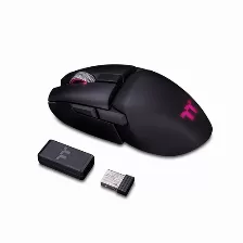 Mouse Thermaltake Argent M5 Inalambrico, Rf Wireless, 16000 Dpi, Usb, Negro