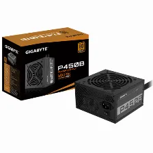 Fuente De Poder Gigabyte 450w 80plus Bronce, P450b, Negra