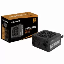 Fuente De Poder Gigabyte 80plus Bronce, 550w, P550b, Negra