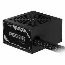 Fuente De Poder Gigabyte Gp-p650g Pg5 80 Plus Gold Atx, 24-pin Atx, 12vhpwr, 120mm, 650w