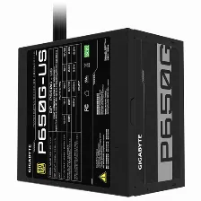 Fuente De Poder Gigabyte, 80plus Gold, 650w, P650g, Negra Open Box