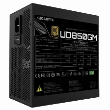 Fuente De Poder Gigabyte, 80plus Gold, 850w, Ud850gm, Modular, Negra