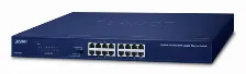 Switch Planet Gsw-1601 No Administrado, Rj-45 16, Gigabit Ethernet (10/100/1000), 1u, Azul