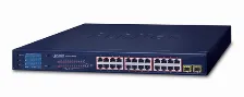 Switch Planet Gsw-2620vhp No Administrado, Rj-45 24, Gigabit Ethernet (10/100/1000), (poe +) 24, 1u, Azul