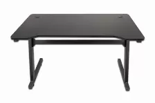 Escritorio Gamer Modamob, Modelo Omega, Diseno Resistente A Prueba De Agua, Ranuras Para Cables, 120x61x72cm, Color Negro