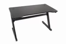 Escritorio Gamer Modamob, Modelo Omega, Diseno Resistente A Prueba De Agua, Ranuras Para Cables, 120x61x72cm, Color Negro