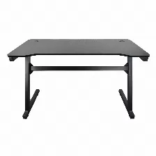 Escritorio Gamer Modamob, Modelo Omega, Diseno Resistente A Prueba De Agua, Ranuras Para Cables, 120x61x72cm, Color Negro