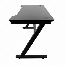 Escritorio Gamer Modamob, Modelo Omega, Diseno Resistente A Prueba De Agua, Ranuras Para Cables, 120x61x72cm, Color Negro