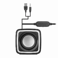 Bocina Getttech Gus-esrwr-01 Usb, 3.5 Mm, Alámbrico, Universal, Negro