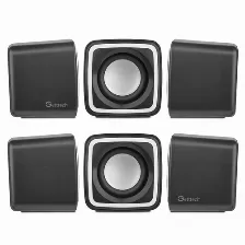 Bocina Getttech Gus-esrwr-01 Usb, 3.5 Mm, Alámbrico, Universal, Negro