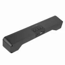 Barra De Sonido Getttech Gus-msrbt-01 Usb, Bt, Inalámbrico Y Alámbrico, Negro