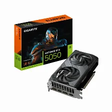 Tarjeta De Video Gigabyte Geforce Rtx 5050 Windforce Oc 8g, 8 Gb, 128 Bit, Gddr6, Pci Express 5.0