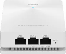 Access Point Grandstream Gwn7661e | Wi-fi 6 Tecnologaa Mu-mimo Y Ofdma | Admite Hasta 256 Dispositivos Cliente Wi-fi Simultaneos | Rendimiento Inalambrico De 3 Gbps Y 4 Puertos Cableados Gigabit