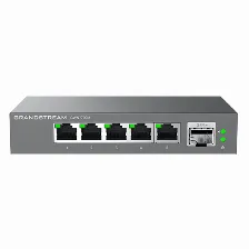 Switch Grandstream Gwn7701pa/ Switch Poe+ Gigabit No Administrable / 8 Puertos 10/100/1000 Mbps / 8 Puertos Poe+ / Hasta 145w
