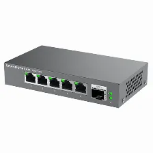 Switch Grandstream Gwn7701pa/ Switch Poe+ Gigabit No Administrable / 8 Puertos 10/100/1000 Mbps / 8 Puertos Poe+ / Hasta 145w