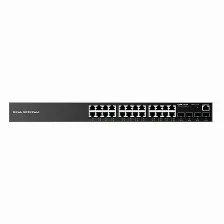 Switch Grandstream Networks Gwn7803 Gestionado, L2+, Rj-45 24, Gigabit Ethernet (10/100/1000), Negro
