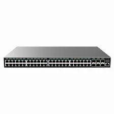 Switch Grandstream Gwn7806p/ Switch Gigabit Poe+ Administrable / 48 Puertos 10/100/1000 Mbps + 6 Puertos Sfp+ / Hasta 400w / Compatible Con Gwn Cloud.