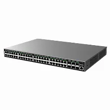 Switch Grandstream Gwn7806p/ Switch Gigabit Poe+ Administrable / 48 Puertos 10/100/1000 Mbps + 6 Puertos Sfp+ / Hasta 400w / Compatible Con Gwn Cloud.